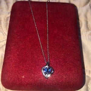 Blue Sapphire Heart Shaped